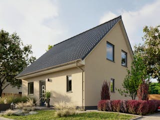 Massivhaus Flair 110 von Town & Country Haus Deutschland Schlüsselfertig ab 210450€, Satteldach-Klassiker Außenansicht 4