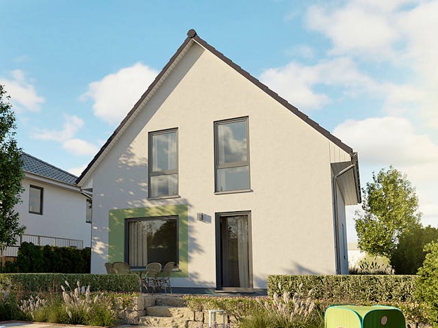 Massivhaus FürDich von Town & Country Haus Deutschland Schlüsselfertig ab 172290€, Satteldach-Klassiker Außenansicht 1 Massivhaus FürDich von Town & Country Haus Deutschland Schlüsselfertig ab 172290€, Satteldach-Klassiker Außenansicht 1