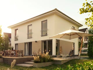 Massivhaus Stadthaus Flair 152 RE von Town & Country Haus Deutschland Schlüsselfertig ab 264750€, Stadtvilla Außenansicht 1