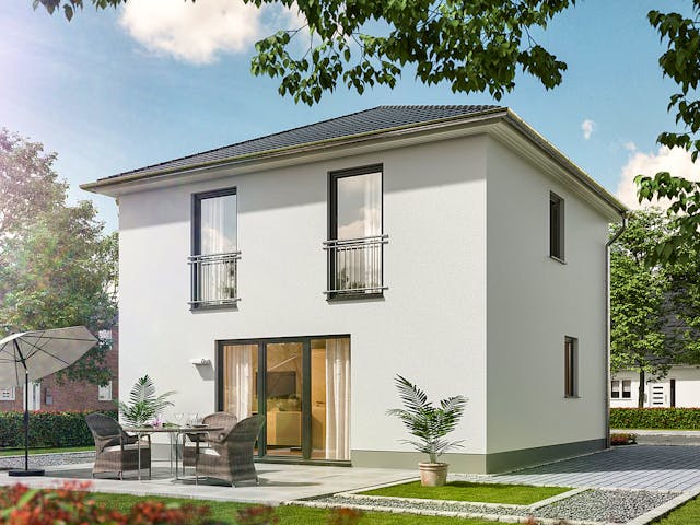 Massivhaus Stadthaus 100 von Town & Country Haus Deutschland Schlüsselfertig ab 218200€, Stadtvilla Außenansicht 1