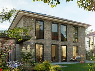 Massivhaus Stadtvilla 145 von Town & Country Haus Deutschland Schlüsselfertig ab 264390€, Stadtvilla Außenansicht 2