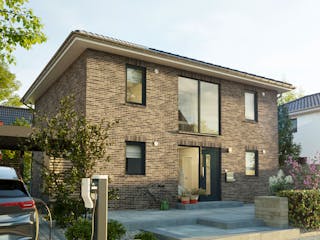 Massivhaus Stadtvilla 145 von Town & Country Haus Deutschland Schlüsselfertig ab 264390€, Stadtvilla Außenansicht 4
