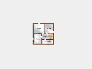 Massivhaus Toscana von Wagener Systemhausbau Schlüsselfertig ab 283000€, Stadtvilla Grundriss 3