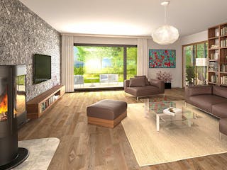 Fertighaus Honorius von Ü-Haus, Bungalow Innenansicht 1