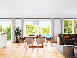 Fertighaus Bungalow Five von Vario-Haus - Deutschland Schlüsselfertig ab 281790€, Bungalow Innenansicht 1