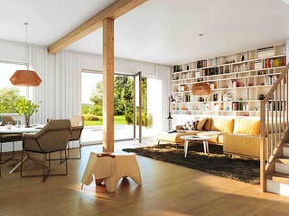 Fertighaus Duplex D113 XL von Vario-Haus - Deutschland Schlüsselfertig ab 414050€, Satteldach-Klassiker Innenansicht 1