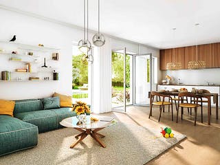 Fertighaus Duplex D115 von Vario-Haus - Deutschland Schlüsselfertig ab 362630€, Satteldach-Klassiker Innenansicht 1