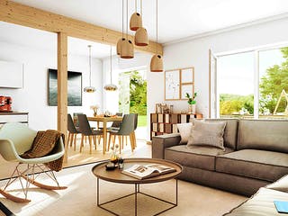 Fertighaus Duplex TRIO von Vario-Haus - Österreich Schlüsselfertig ab 172410€, Satteldach-Klassiker Innenansicht 1