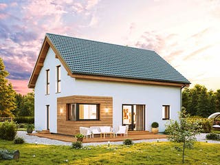 Fertighaus Family Classic von Vario-Haus - Deutschland Schlüsselfertig ab 389440€, Satteldach-Klassiker Außenansicht 3