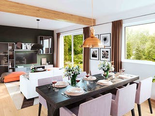 Fertighaus Family Classic von Vario-Haus - Deutschland Schlüsselfertig ab 389440€, Satteldach-Klassiker Innenansicht 1