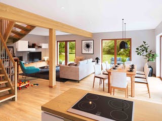 Fertighaus Family Edition von Vario-Haus - Deutschland Schlüsselfertig ab 384470€, Cubushaus Innenansicht 1