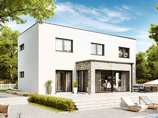 Fertighaus New Design Solair von Vario-Haus - Deutschland Schlüsselfertig ab 455610€, Cubushaus Außenansicht 2