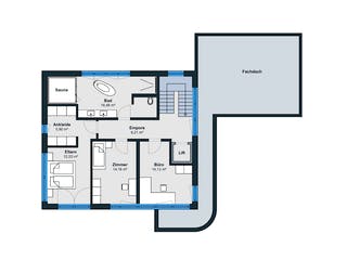 Fertighaus Ausstellungshaus Günzburg von WeberHaus Schlüsselfertig ab 525000€, Stadtvilla Grundriss 2