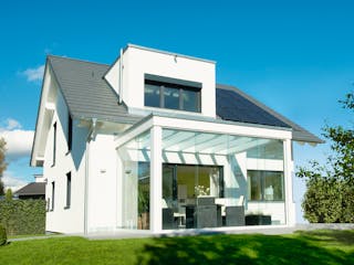 Fertighaus Ausstellungshaus Mannheim Balance 250 von WeberHaus Schlüsselfertig ab 410000€, Außenansicht 1
