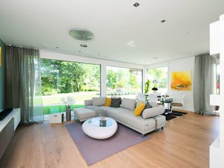 Fertighaus Ausstellungshaus Rheinau-Linx CityLife 700 von WeberHaus Schlüsselfertig ab 410000€, Cubushaus Innenansicht 2