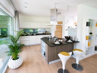 Fertighaus Ausstellungshaus Rheinau-Linx CityLife 700 von WeberHaus Schlüsselfertig ab 410000€, Cubushaus Innenansicht 3