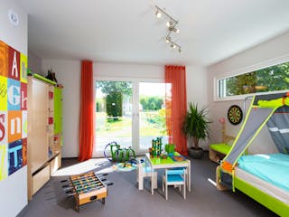 Fertighaus Ausstellungshaus Rheinau-Linx CityLife 700 von WeberHaus Schlüsselfertig ab 410000€, Cubushaus Innenansicht 7