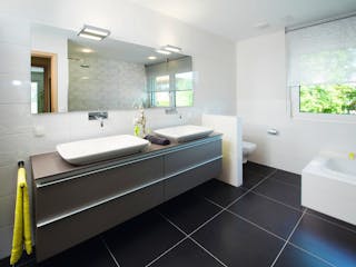 Fertighaus Ausstellungshaus Rheinau-Linx CityLife 700 von WeberHaus Schlüsselfertig ab 410000€, Cubushaus Innenansicht 8