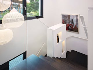 Fertighaus Ausstellungshaus Rheinau-Linx Jubiläumshaus von WeberHaus Schlüsselfertig ab 695000€, Pultdachhaus Innenansicht 6