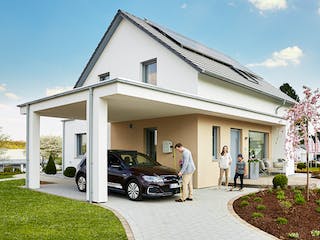 Fertighaus Ausstellungshaus Wenden generation5.5 110 von WeberHaus Schlüsselfertig ab 430000€, Außenansicht 3