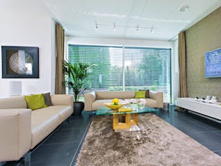 Fertighaus Ausstellungshaus Wuppertal CityLife 250 von WeberHaus Schlüsselfertig ab 443000€, Stadtvilla Innenansicht 1