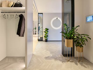 Fertighaus Ausstellungshaus München von WeberHaus, Cubushaus Innenansicht 4