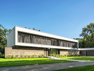 Fertighaus Ausstellungshaus Rheinau-Linx - Villa von WeberHaus, Cubushaus Außenansicht 3