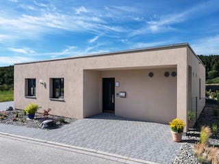Fertighaus Kundenhaus myLife 402 von WeberHaus Schlüsselfertig ab 401800€, Bungalow Außenansicht 1