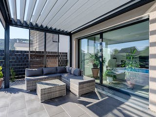 Fertighaus Kundenhaus myLife 402 von WeberHaus Schlüsselfertig ab 401800€, Bungalow Außenansicht 5