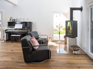 Fertighaus Kundenhaus Friemert sunshine 310 von WeberHaus Schlüsselfertig ab 374600€, Satteldach-Klassiker Innenansicht 1