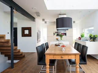 Fertighaus Kundenhaus Friemert sunshine 310 von WeberHaus Schlüsselfertig ab 360560€, Satteldach-Klassiker Innenansicht 2