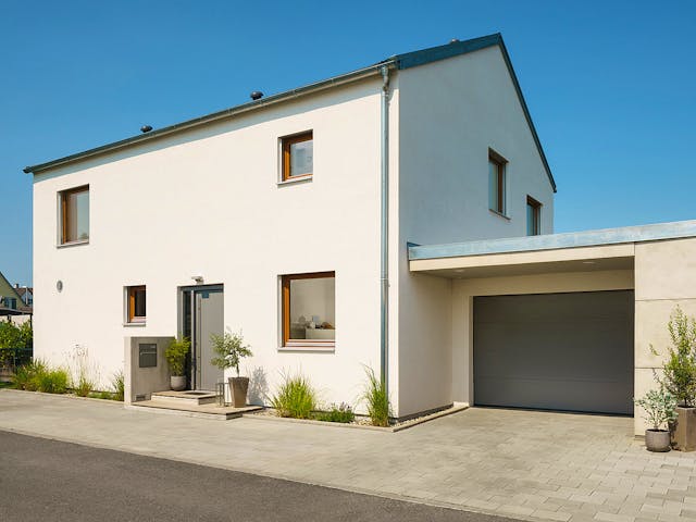 Fertighaus Kundenhaus Ritter - generation5.5 Haus 200 von WeberHaus Schlüsselfertig ab 386400€, Außenansicht 1 Fertighaus Kundenhaus Ritter - generation5.5 Haus 200 von WeberHaus Schlüsselfertig ab 386400€, Außenansicht 1