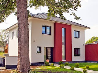 Massivhaus Stadtvilla 250 von WEIOTT-Massiv-Haus, Stadtvilla Außenansicht 1