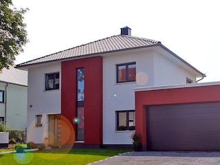 Massivhaus Stadtvilla 250 von WEIOTT-Massiv-Haus, Stadtvilla Außenansicht 2