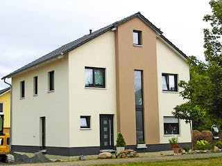 Massivhaus Stadtvilla 336 von WEIOTT-Massiv-Haus, Stadtvilla Außenansicht 1