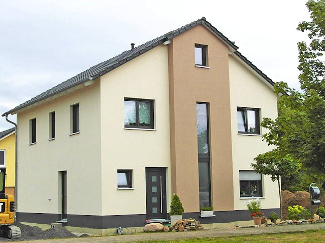 Massivhaus Stadtvilla 336 von WEIOTT-Massiv-Haus, Stadtvilla Außenansicht 1