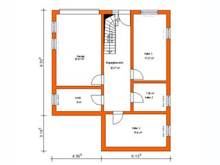 Massivhaus Stadtvilla 352 von WEIOTT-Massiv-Haus, Stadtvilla Grundriss 2