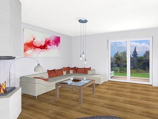 Fertighaus EDITION B 126 von WOLF-HAUS Schlüsselfertig ab 334919€, Bungalow Innenansicht 1