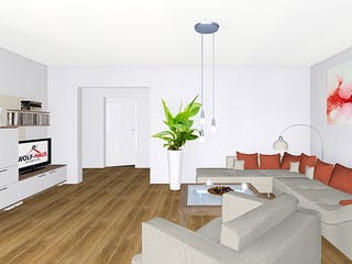 Fertighaus EDITION B 136 von WOLF-HAUS Schlüsselfertig ab 407755€, Bungalow Innenansicht 1