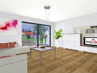 Fertighaus EDITION B 145.2 von WOLF-HAUS Schlüsselfertig ab 415775€, Bungalow Innenansicht 1