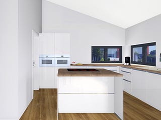 Fertighaus EDITION E 179 von WOLF-HAUS Schlüsselfertig ab 500111€, Pultdachhaus Innenansicht 3