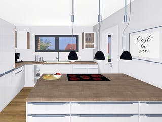 Fertighaus EDITION E 203 von WOLF-HAUS Schlüsselfertig ab 502727€, Pultdachhaus Innenansicht 3