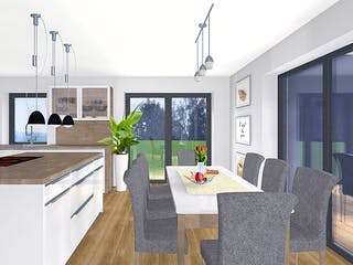 Fertighaus EDITION S 141 von WOLF-HAUS Schlüsselfertig ab 398883€, Satteldach-Klassiker Innenansicht 2