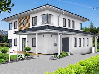 Fertighaus EDITION S 156 von WOLF-HAUS Schlüsselfertig ab 463574€, Stadtvilla Außenansicht 2