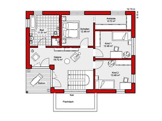 Fertighaus EDITION S 161 von WOLF-HAUS Schlüsselfertig ab 461646€, Cubushaus Grundriss 2