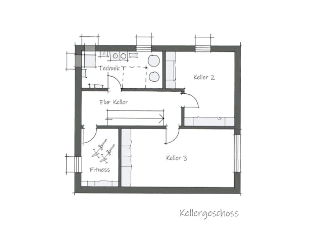 Fertighaus Einfamilienhaus Oberbayern von Wolf System, Stadtvilla Grundriss 3