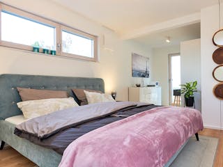 Fertighaus Musterhaus Fellbach – Kompaktmodul von Wolf System, Bungalow Innenansicht 6