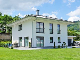 Fertighaus Haus Bültmann von Wiese und Heckmann, Stadtvilla Außenansicht 1