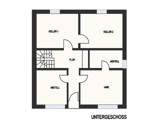 Fertighaus Haus Körting von Wiese und Heckmann, Satteldach-Klassiker Grundriss 3