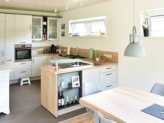 Fertighaus Haus Nübold-Bracht von Wiese und Heckmann, Satteldach-Klassiker Innenansicht 3